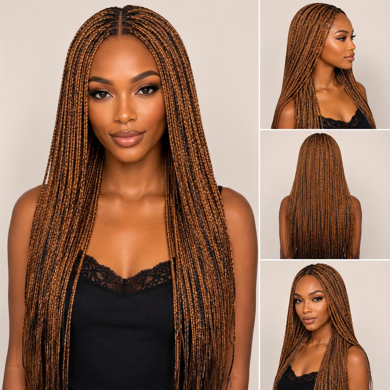 Afriswish Luxury Hand-Braided Lace Wig Collection