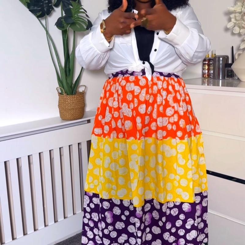 African Ankara Skirt