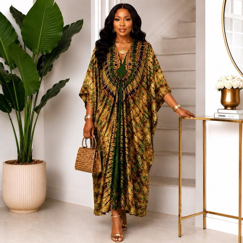 Luxury Kaftan Dress for Women UK | Loose Comfortable Maxi Bubu | Modest Occasion Wear