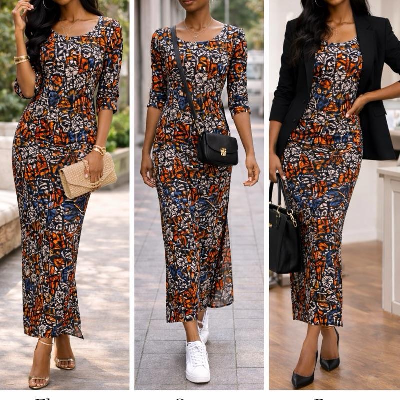 Women's Dress for Any Occasion - Perfect Clothing for Women - Womenswear Workwear Breathable Casual Soft Black Feminine Forma