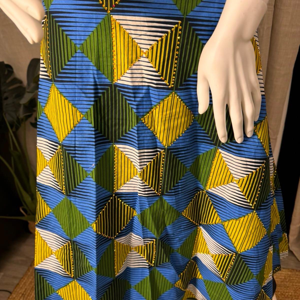 Women's Wrap Skirt in Ankara Fabric, 100% Cotton