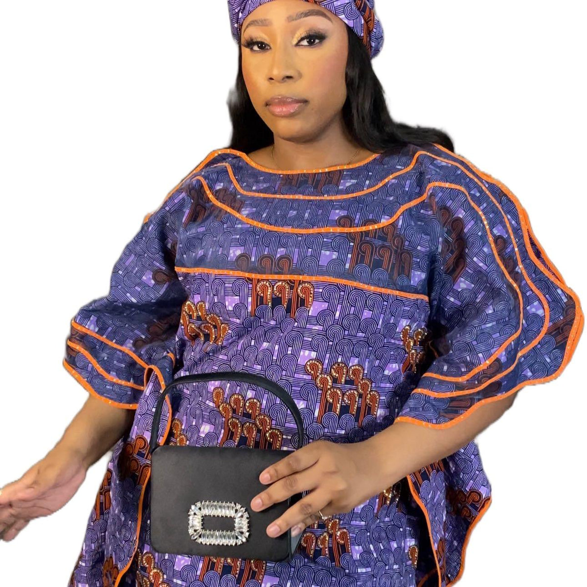 Ankara Luxury Bubu Church Outfit Wedding Dress Women's African Wear - Underwear Womenswear Comfortable Casual Piece Comfort E