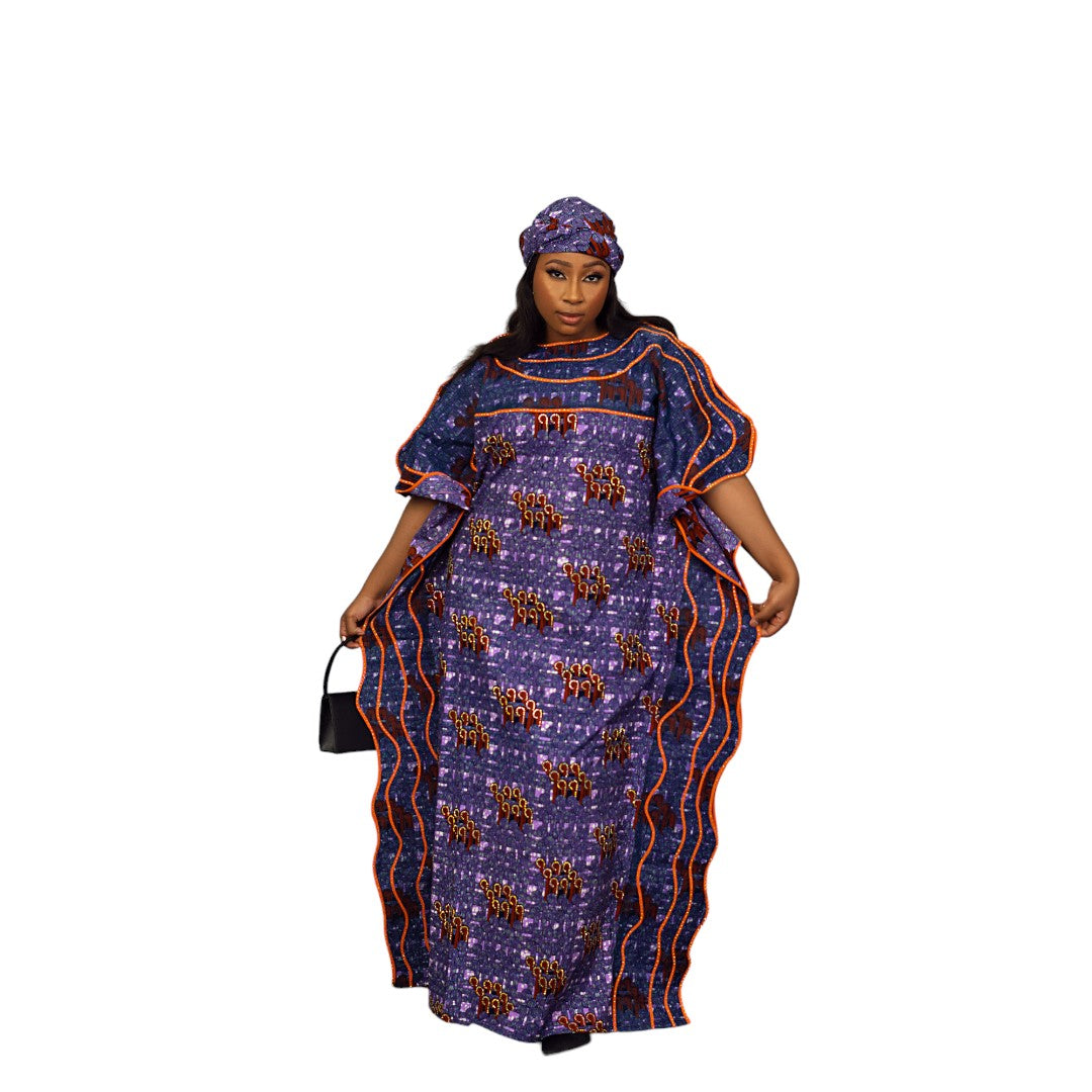 Nini ankara cutout dress