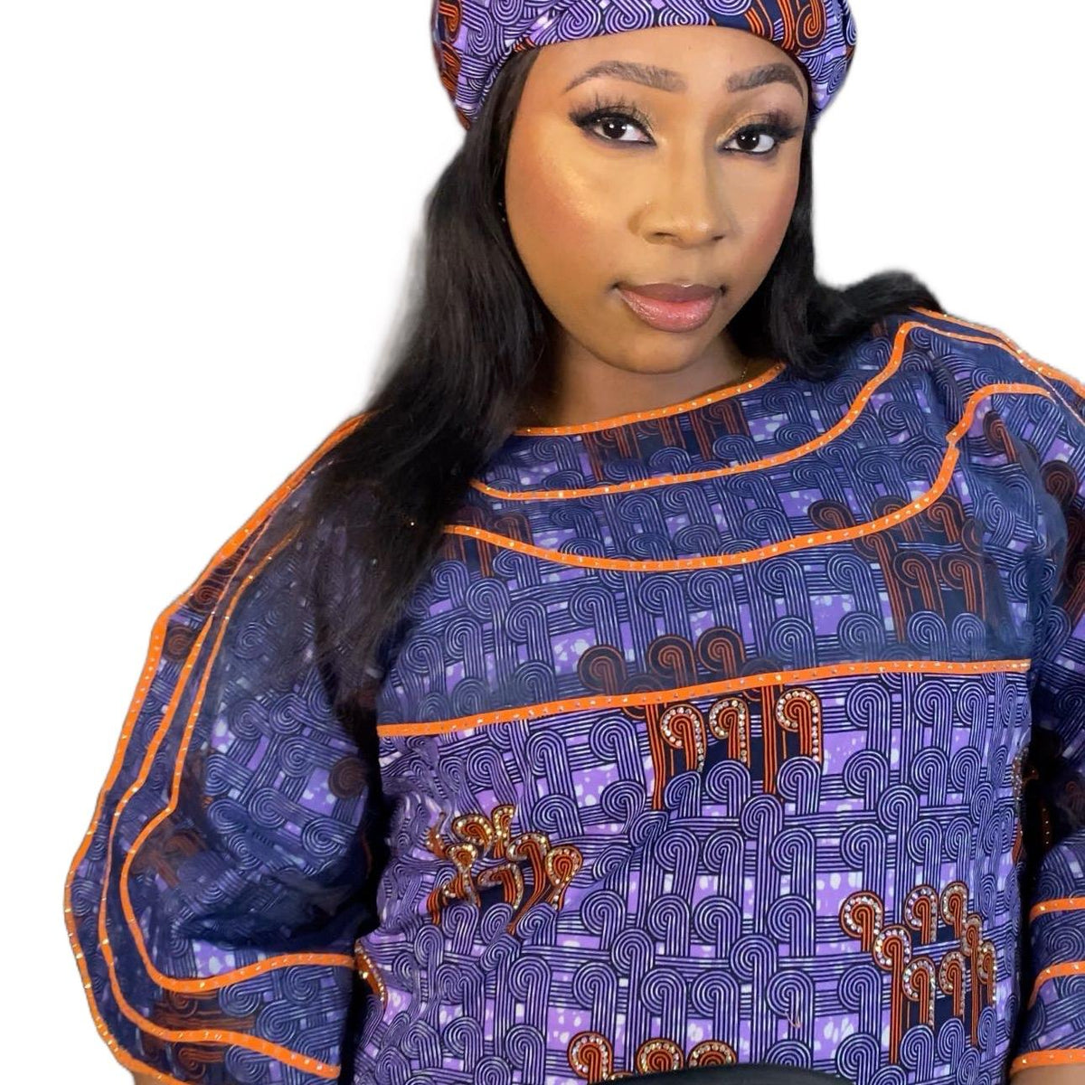 Ankara Luxury Bubu Church Outfit Wedding Dress Women's African Wear - Underwear Womenswear Comfortable Casual Piece Comfort E