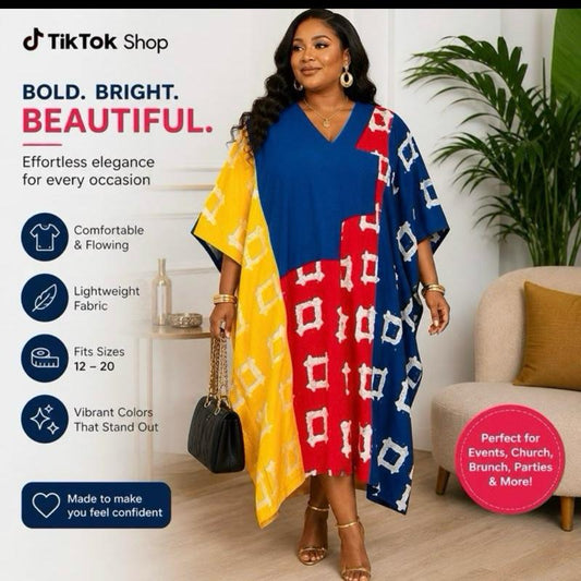Women's Crepe Bubu Dress - Casual and Comfortable - Womenswear atlantic city Fit Summer