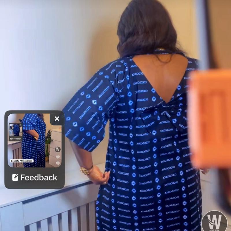 Elegant African Bubu Dress for Women | Loose Comfortable Maxi Kaftan UK