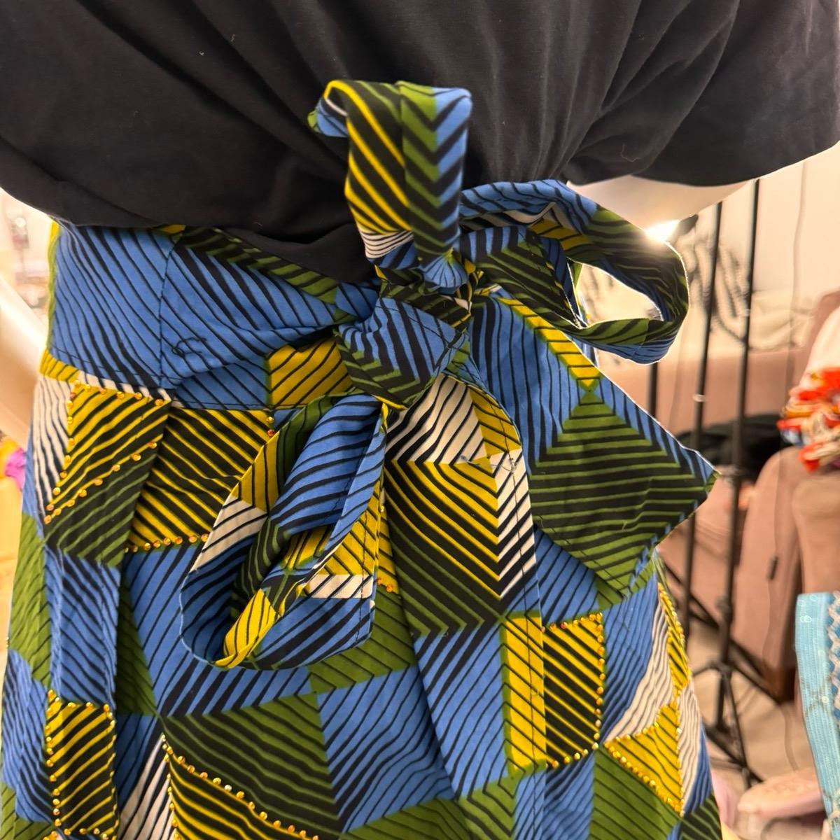 Women's Wrap Skirt in Ankara Fabric, 100% Cotton